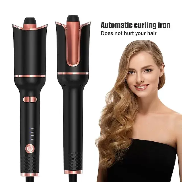 Automatic Hair Air Curler Quick Curling Iron Curls Hair Waver Tongs Rotating Hair Curling Wand Hair Waver Professional Ceramic Wave Styer Tools