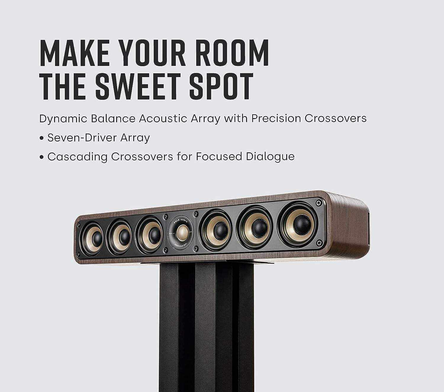 Polk Audio Signature Elite ES20 Bookshelf Speaker - Hi-Res Audio Certified,Dolby Atmos & DTS:X Compatible, 1