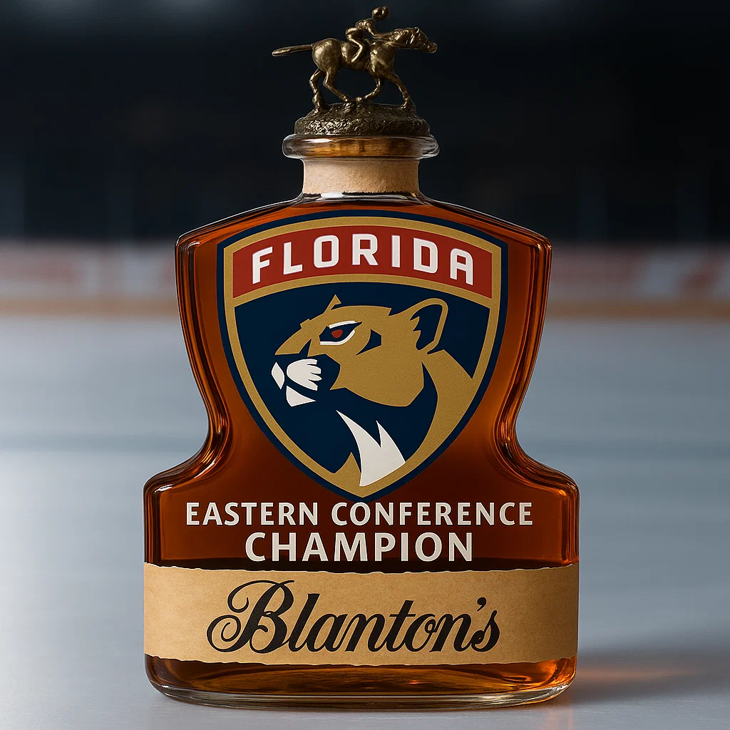Florida Panthers Eastern Championship Whisky Bottle