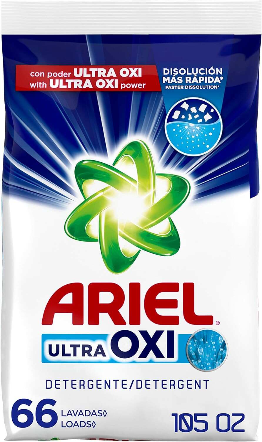 Ariel Powder Laundry Detergent, Original Scent, 211 ounces 42 Loads