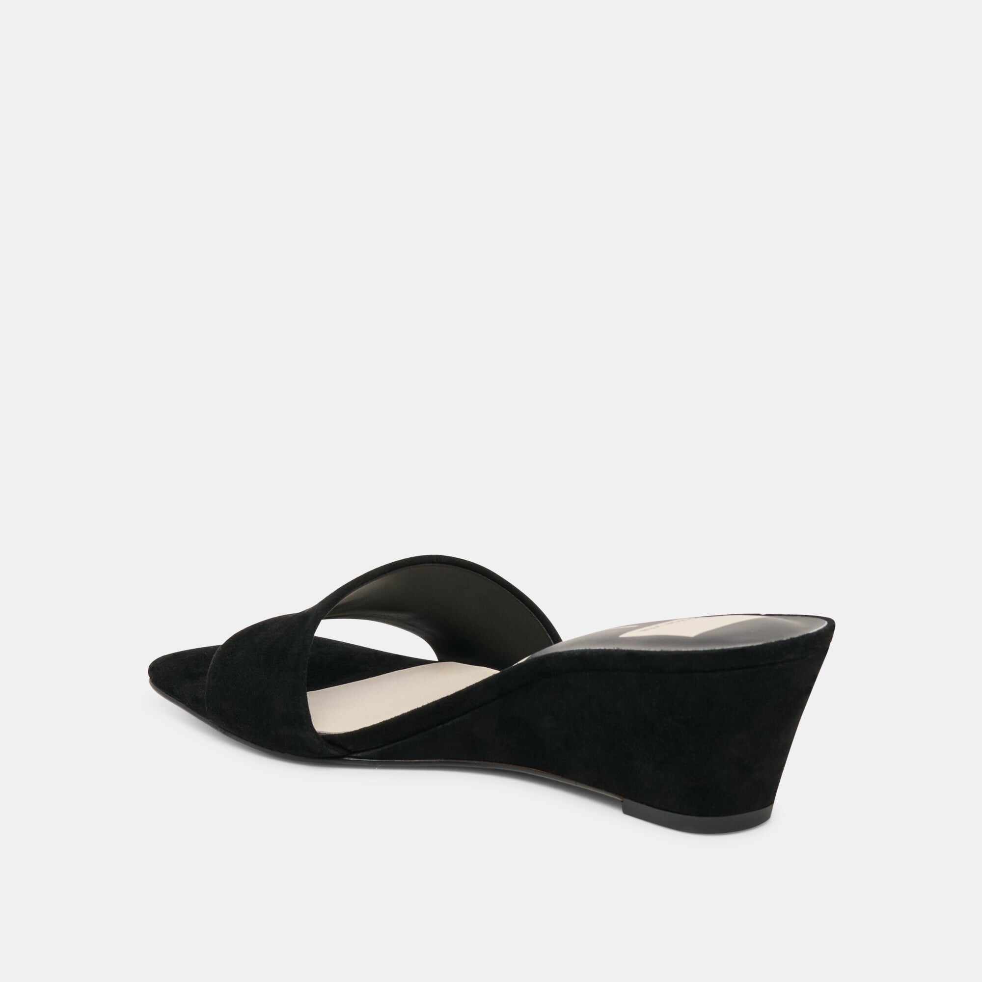 QAILY WEDGES ONYX SUEDE