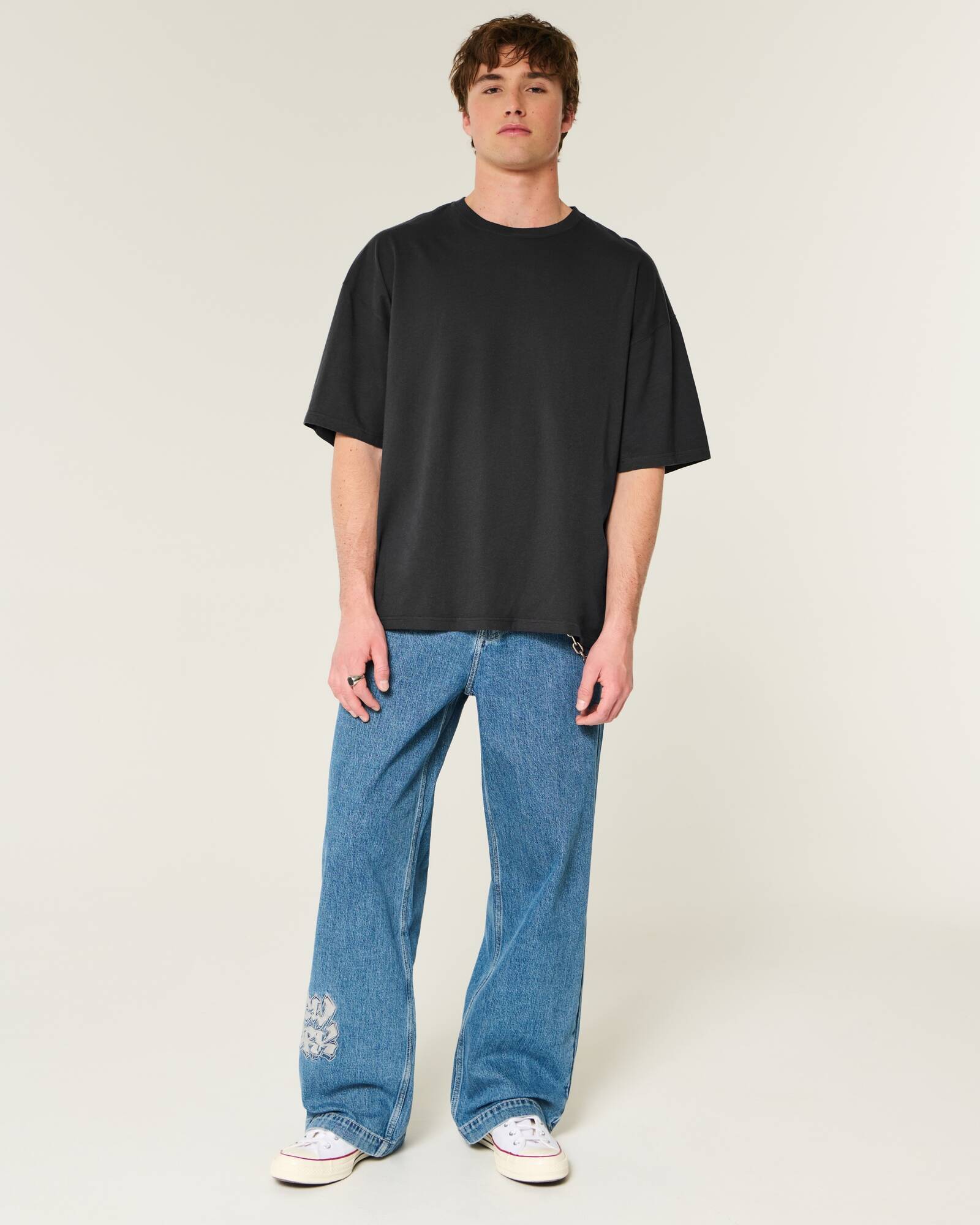 Baggy Cotton Crew T-Shirt