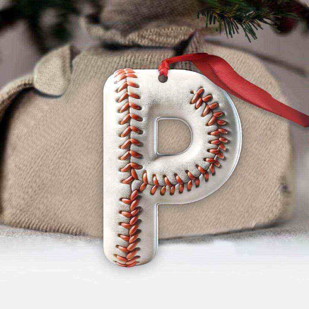 ⚾Personalized Baseball Letter Ornament