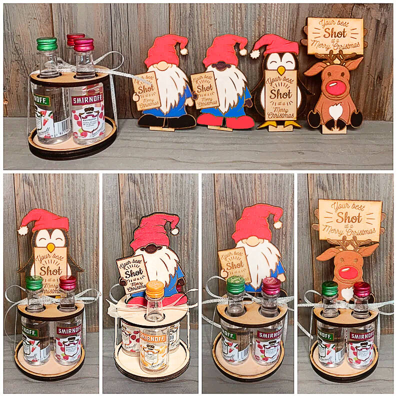 ✨Christmas Mini Wine Bottle Holder