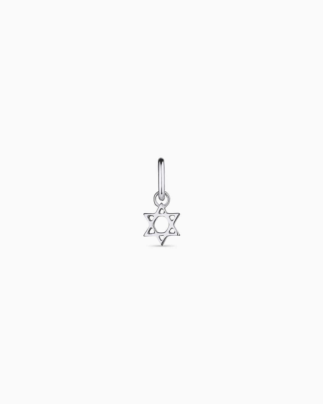 14k Gold Star of David Charm
