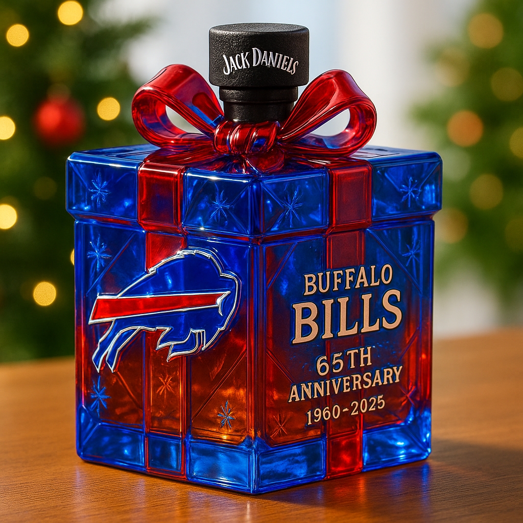 Buffalo Bills Gift Box Whiskey Bottle