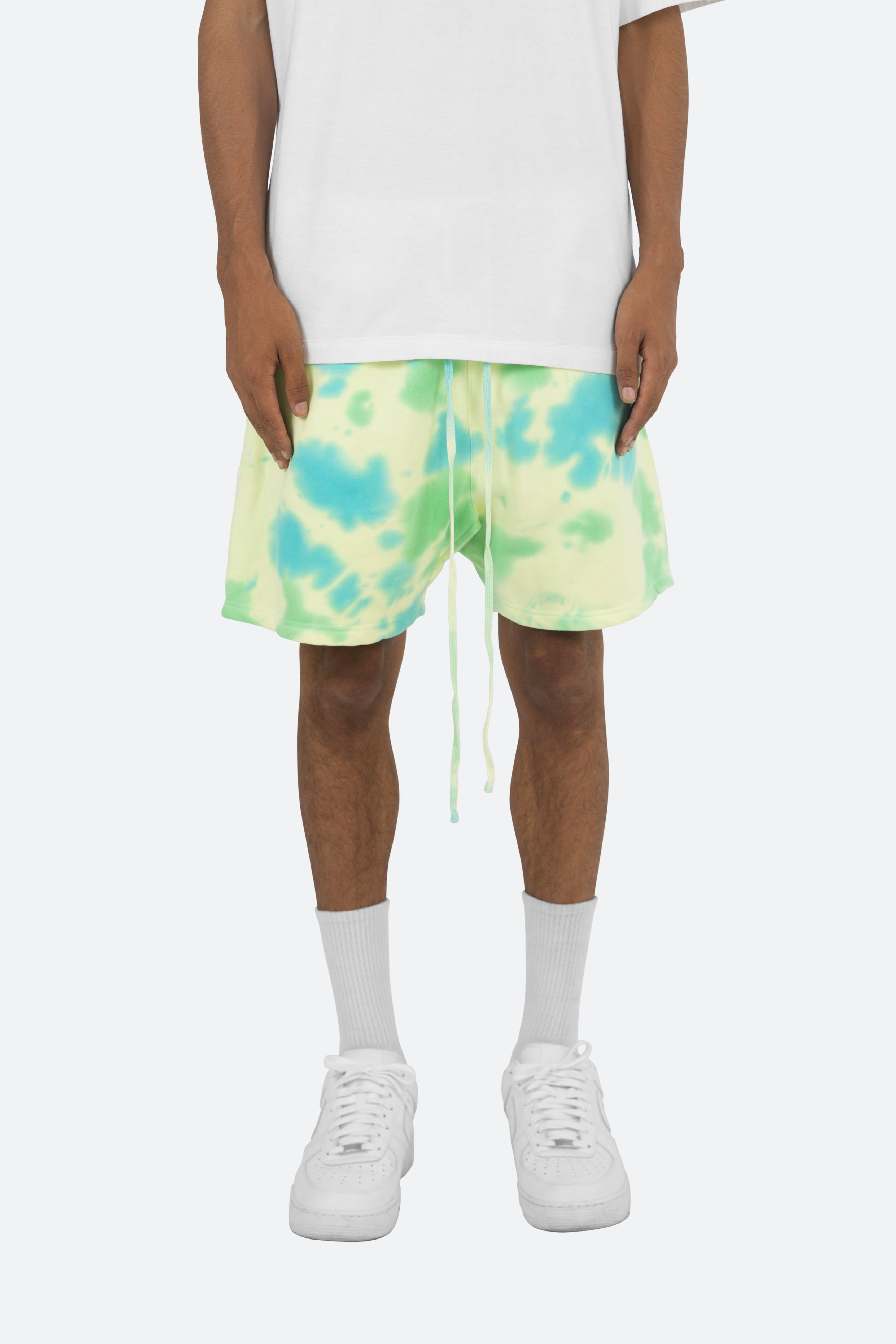 Dyed Every Day Sweatshorts - Yellow/Blue