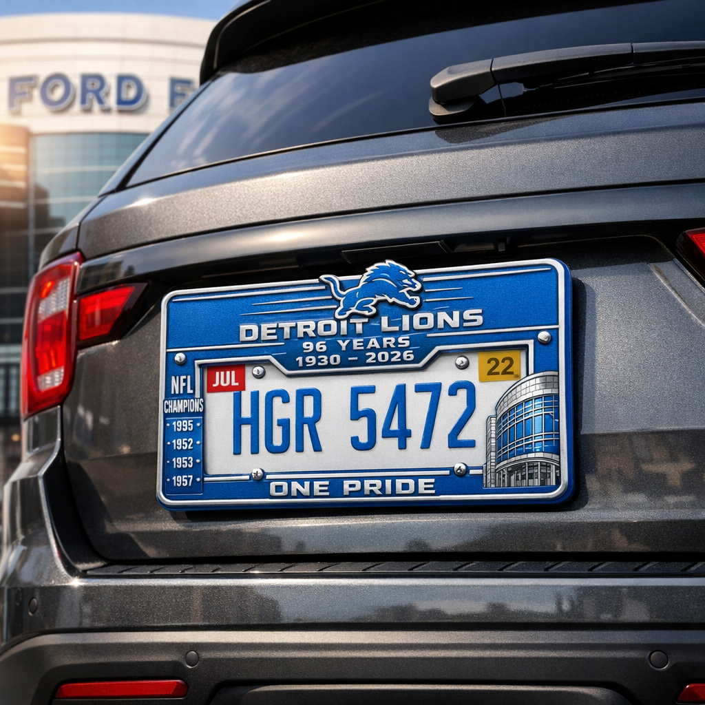 Lions 96th Anniversary License Plate Frame