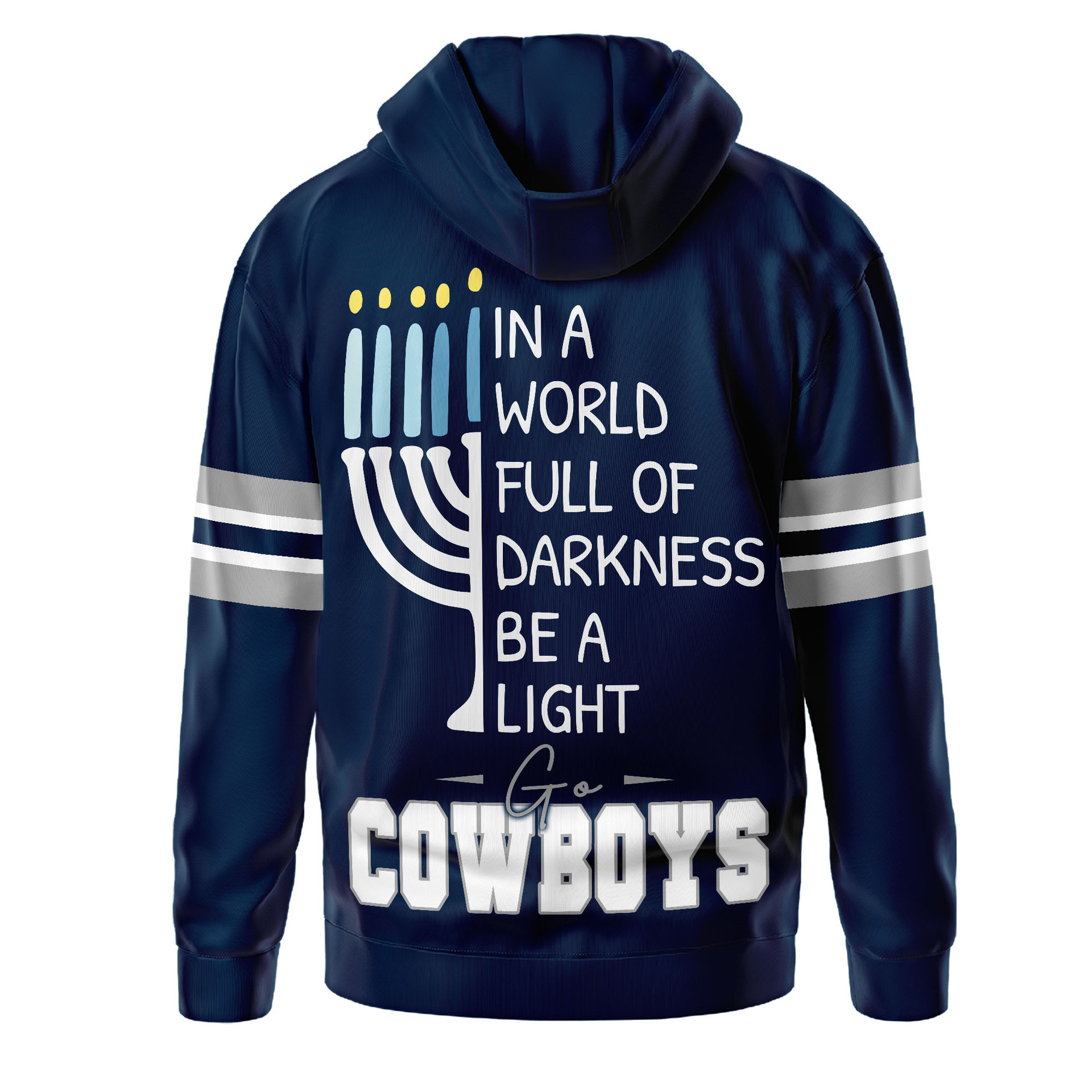 Dallas Cowboys | Premium NFL Hanukkah Day Hoodie NY