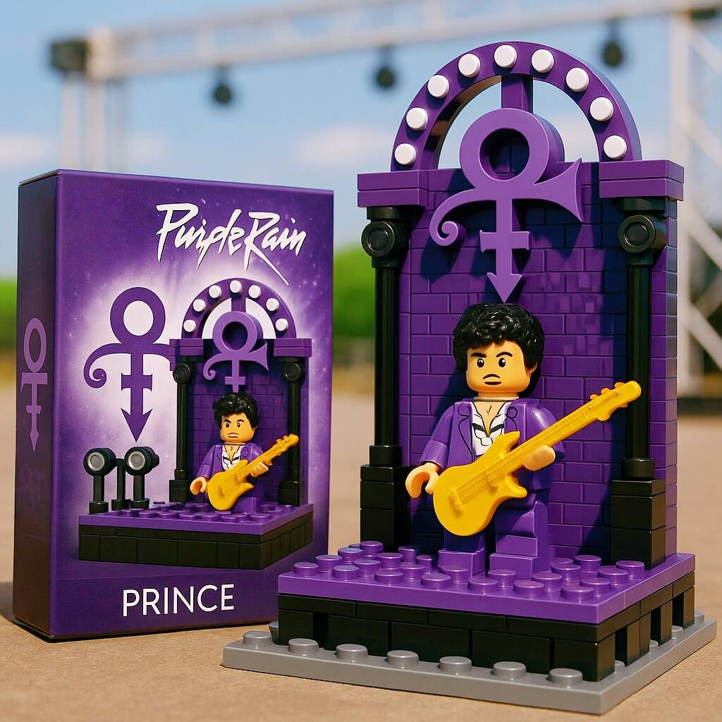 Prince Purple Rain Brick Set