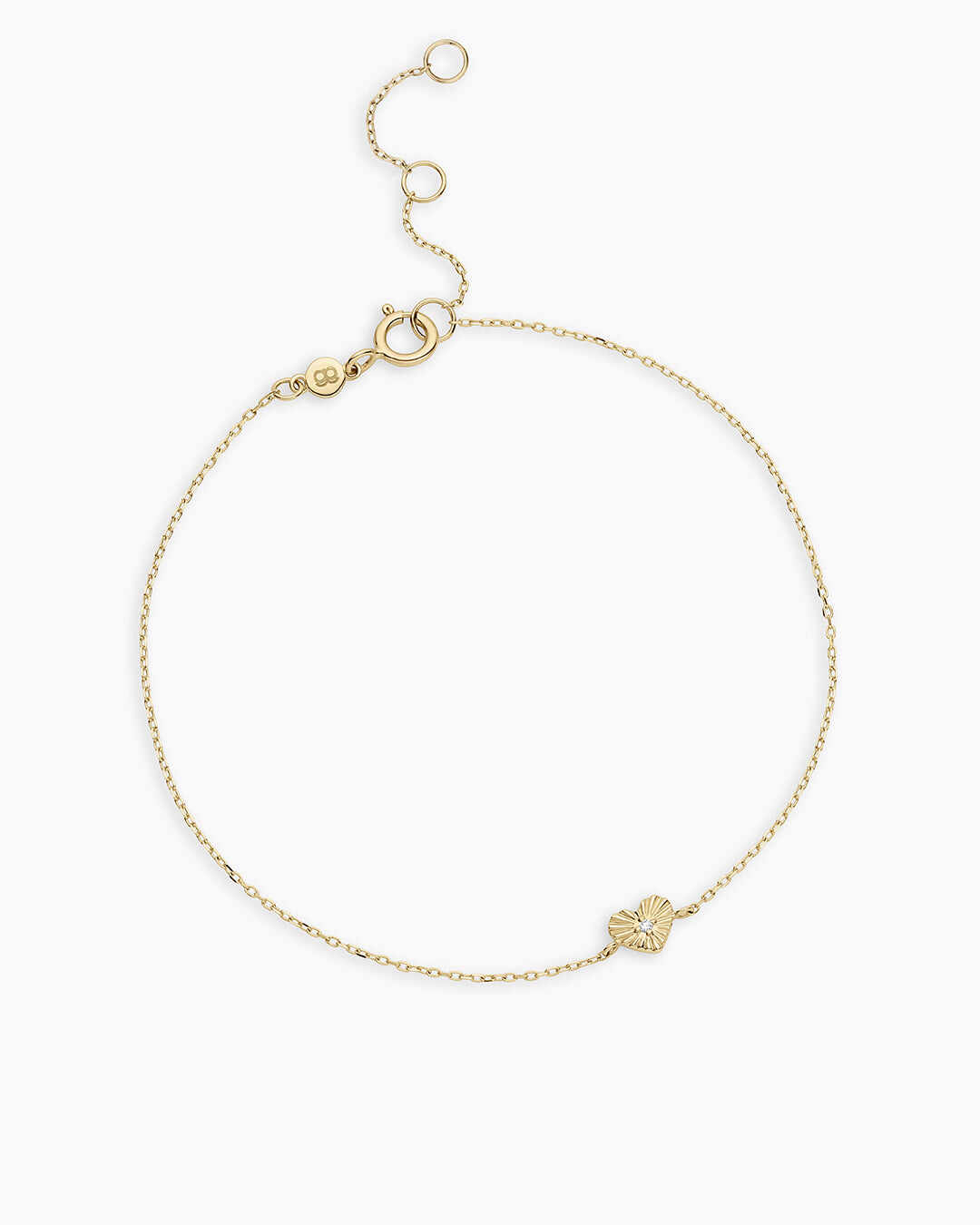 Diamond Vintage Heart Bracelet