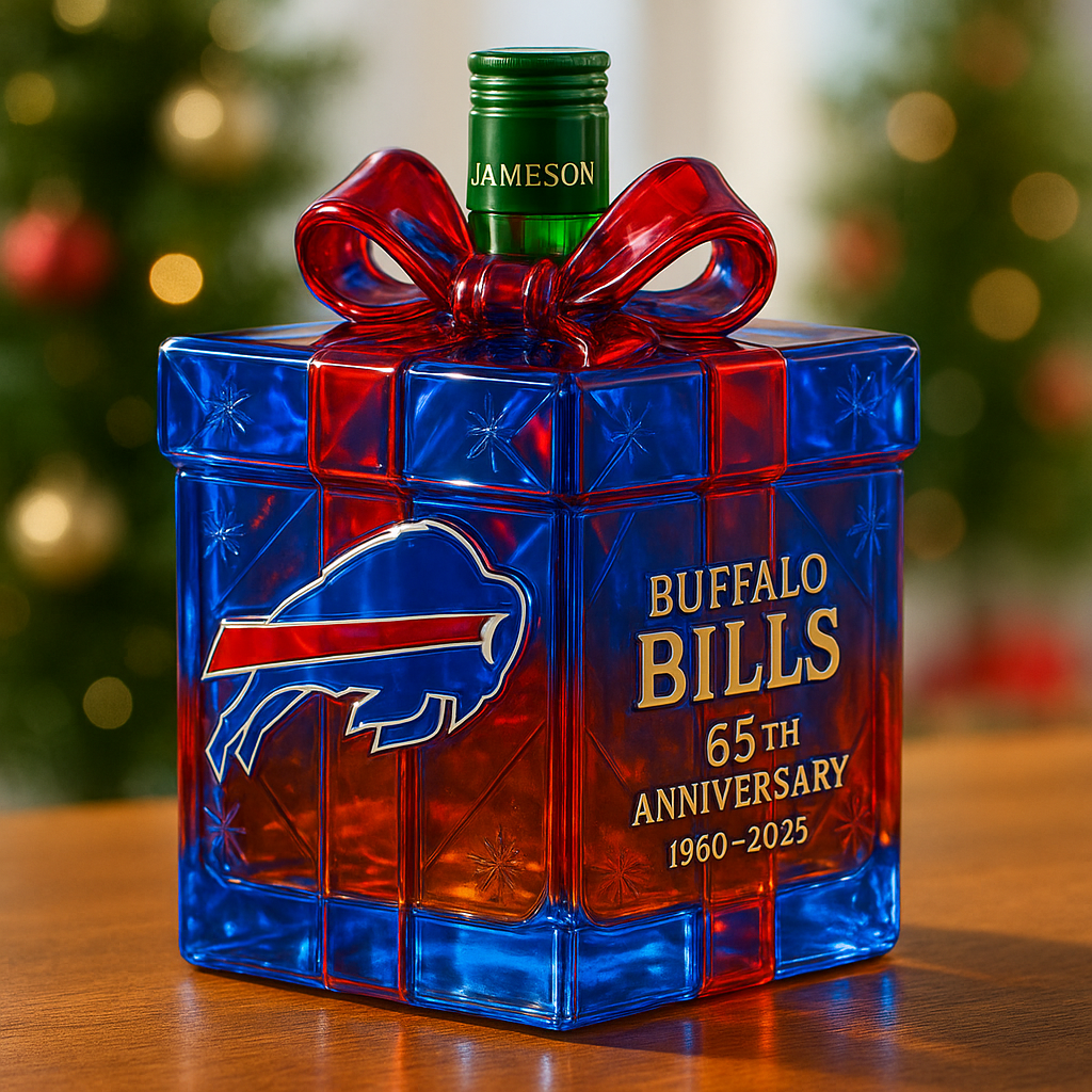 Buffalo Bills Gift Box Whiskey Bottle