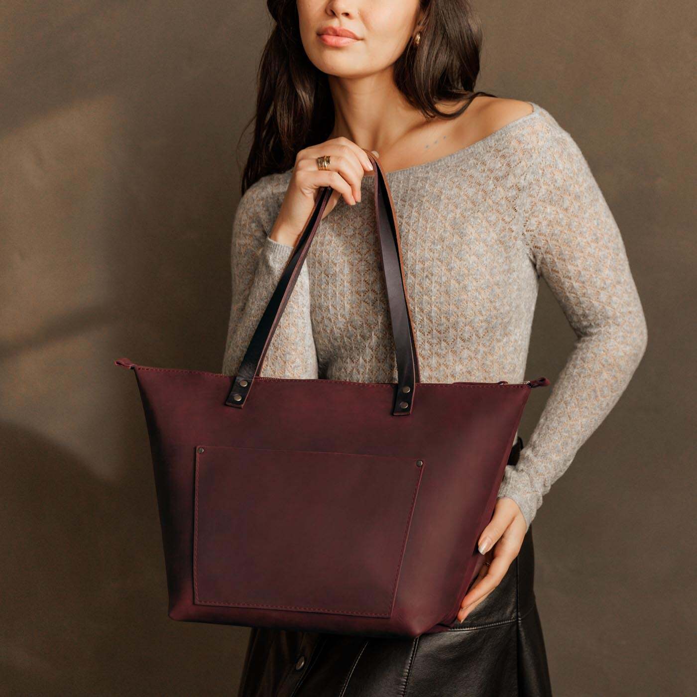 Leather Tote Bag - Limited Edition