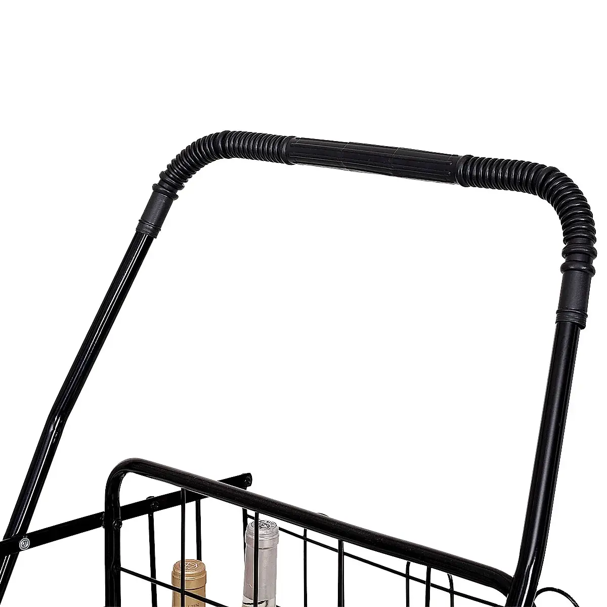 Utility Folding Easy-storage Shopping Cart with Swivel Wheels