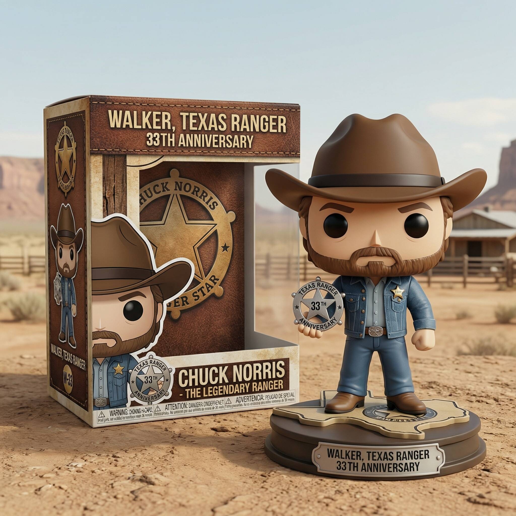 Walker, Texas Ranger Chuck Norris Commemorative Pop!Figure