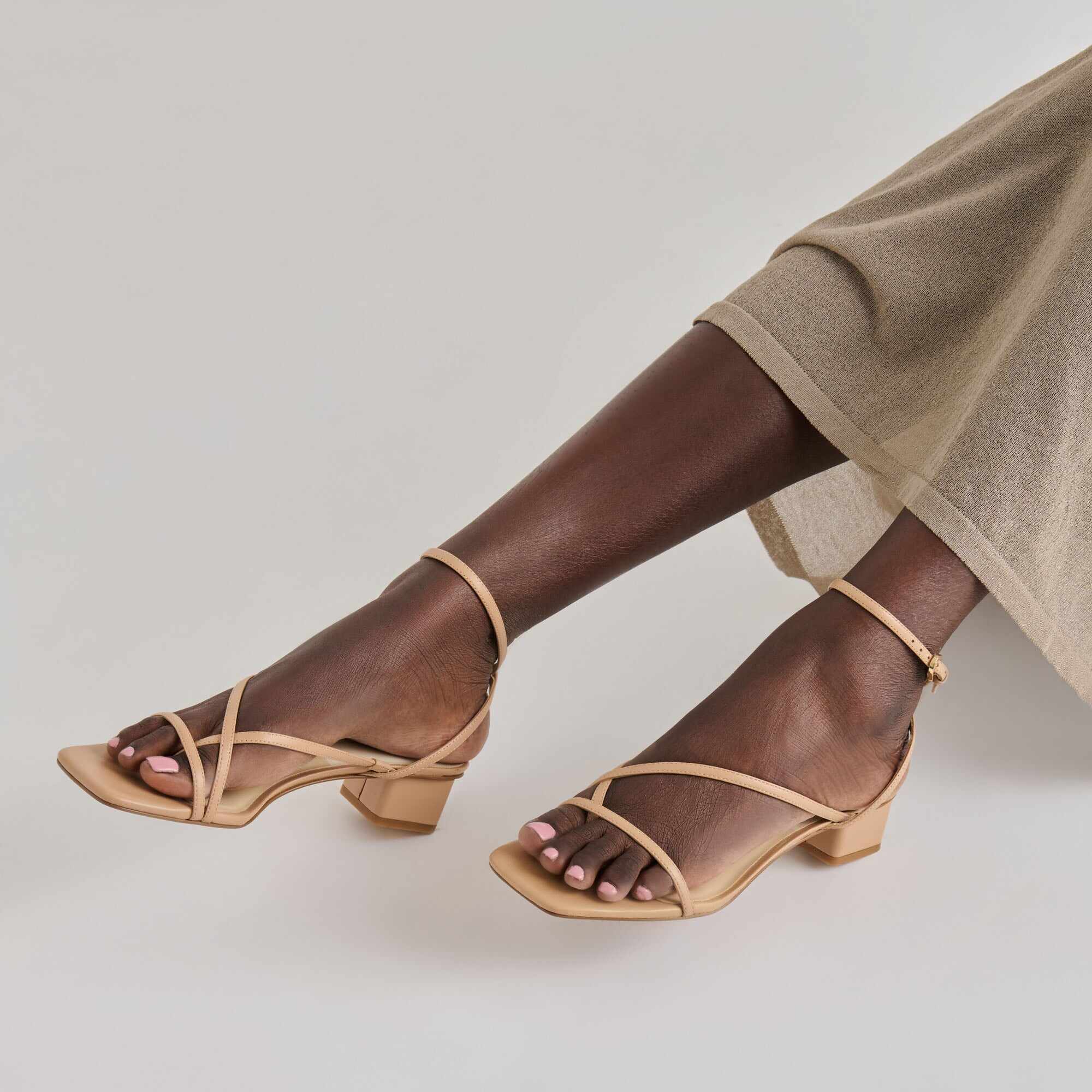 KARLOS SANDALS LT TAN LEATHER