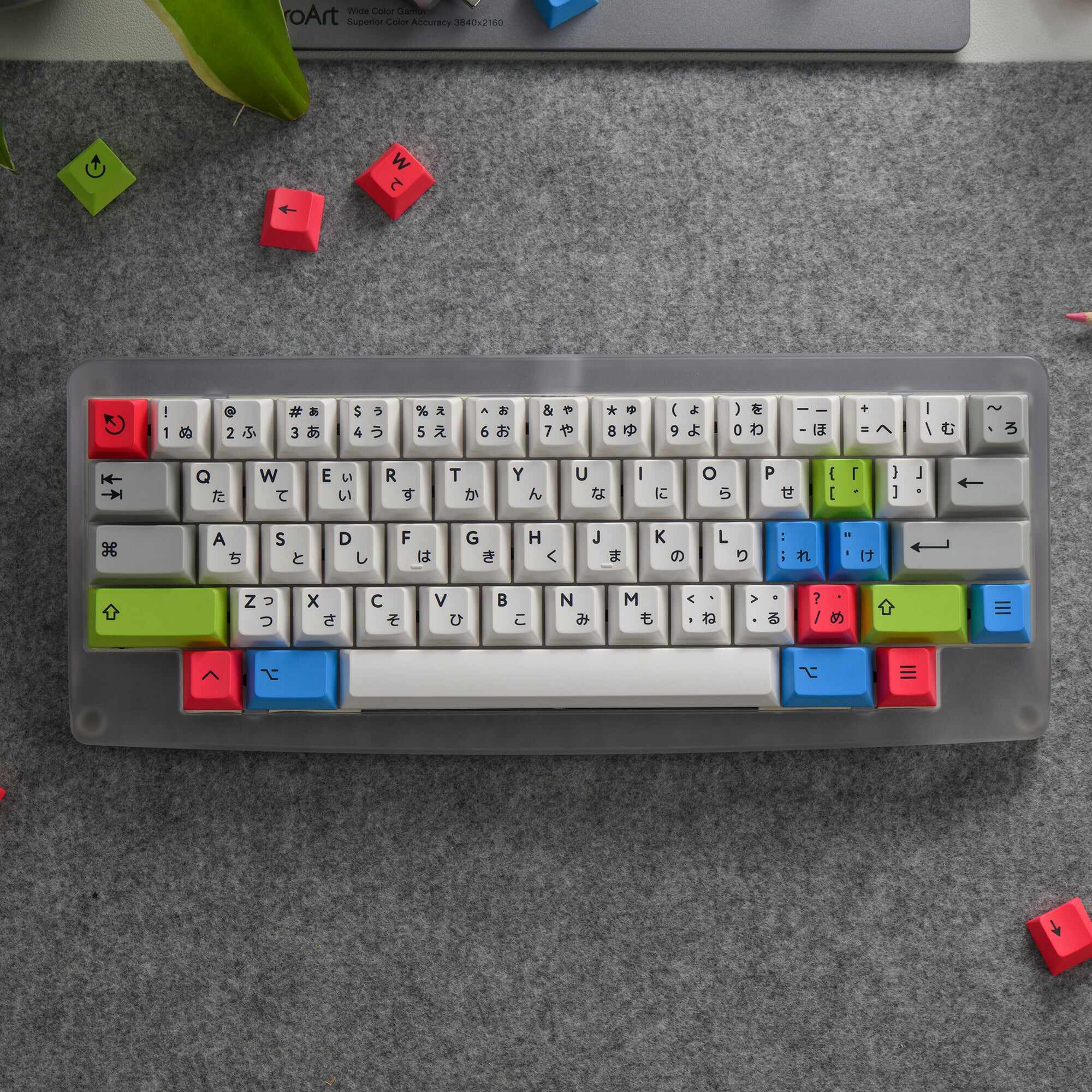 Ready to use Agar wired hotswap version with PBTfans Modern Japanese Desko