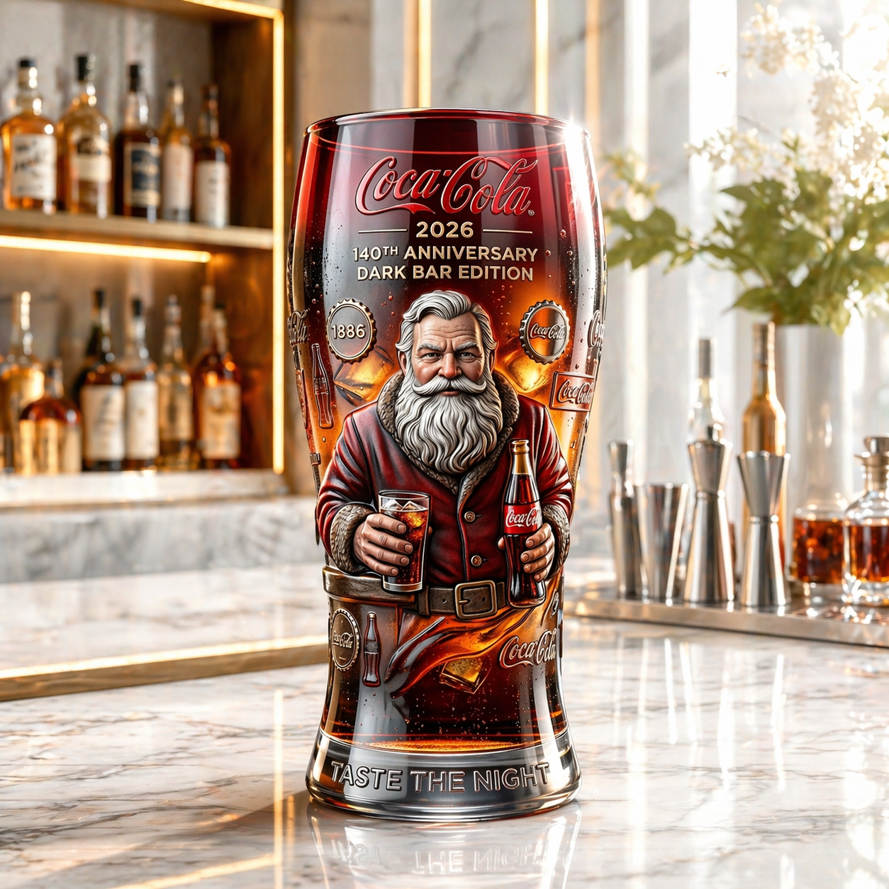 Coca-Cola 140th Anniversary Collector’s Glass