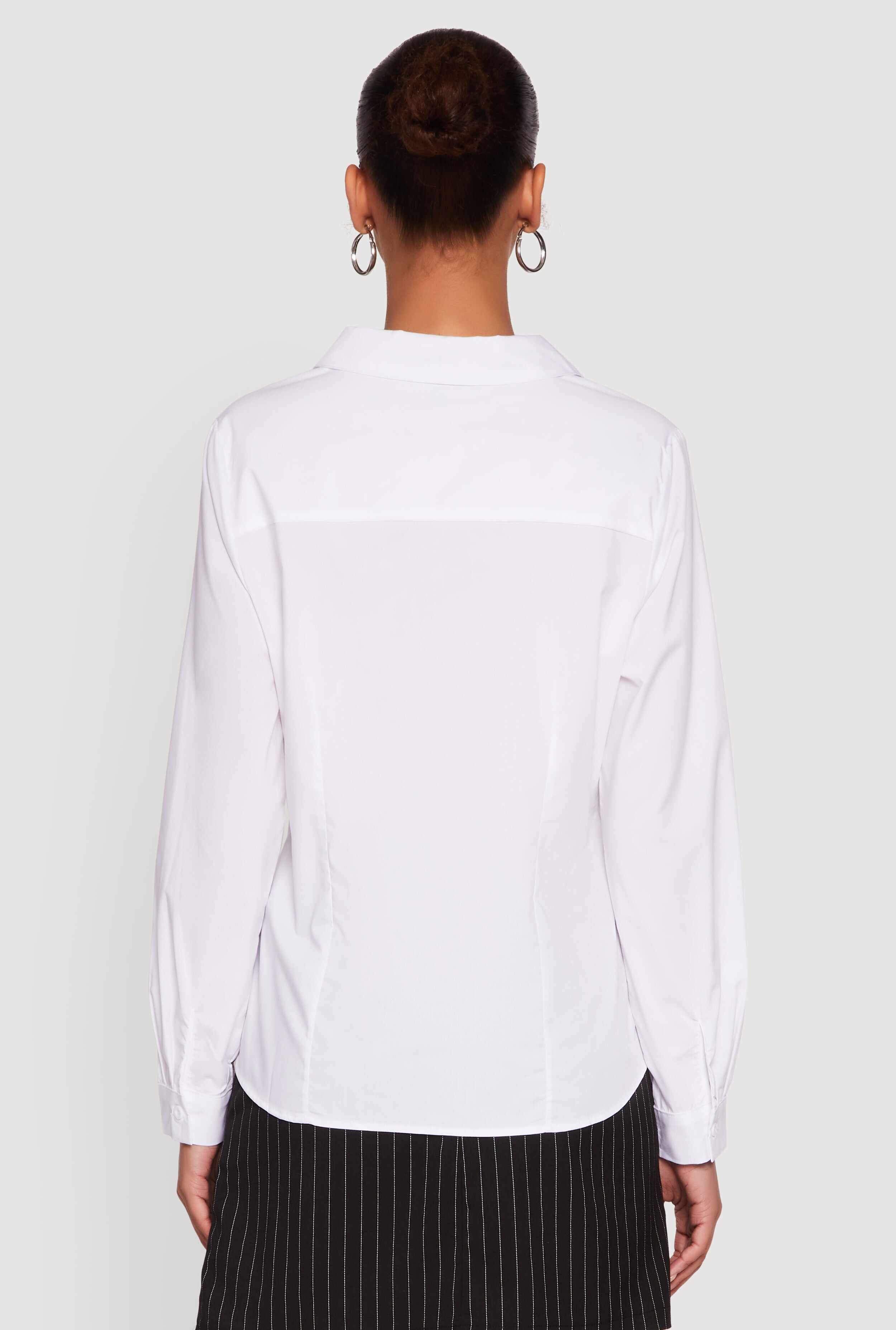 Button Front Classic Fit Long Sleeve Shirt