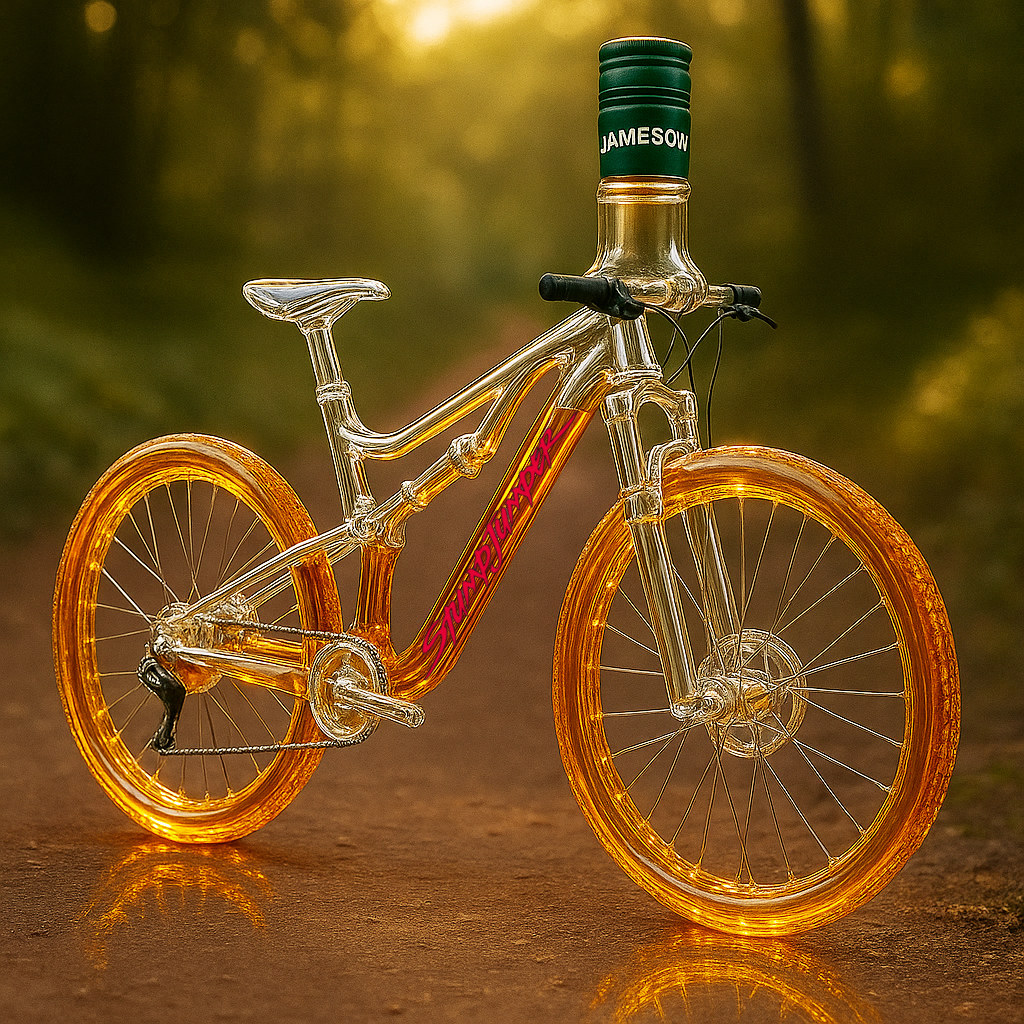 Specialized Stumpjumper Mountain Bike Whiskey Bottle