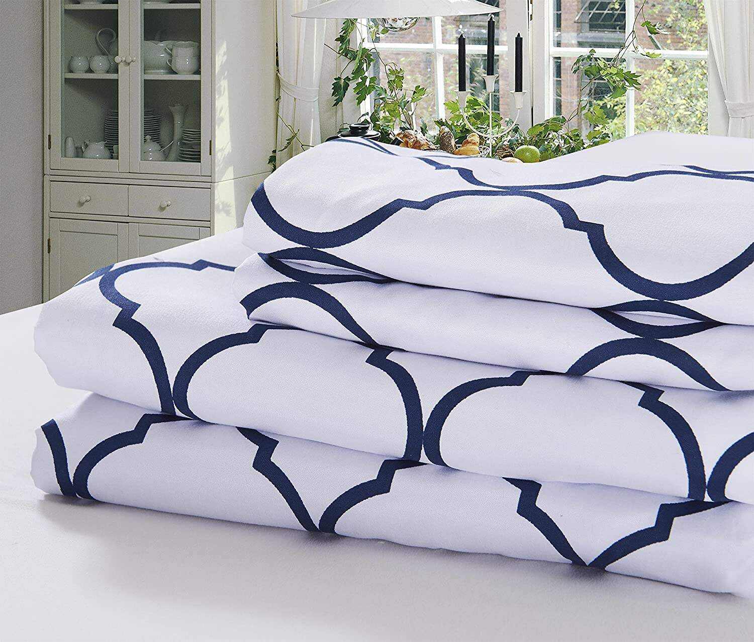 Duvet Cover Set 1800 Count Egyptian Cotton 3 Piece Luxury Soft 2 Pillow Shams. King Size