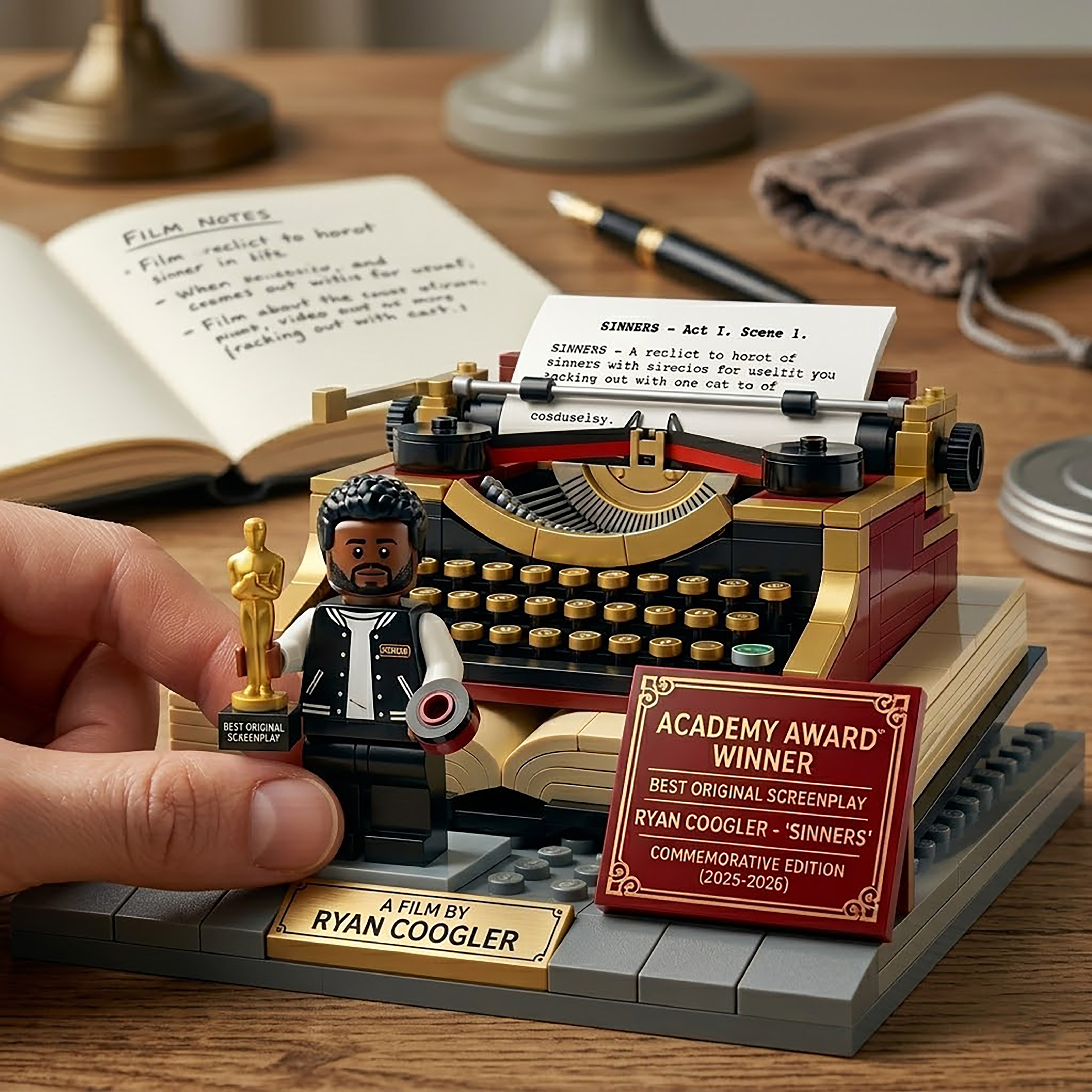 🎬 Academy Award Winner – Best Original Screenplay Commemorative Set