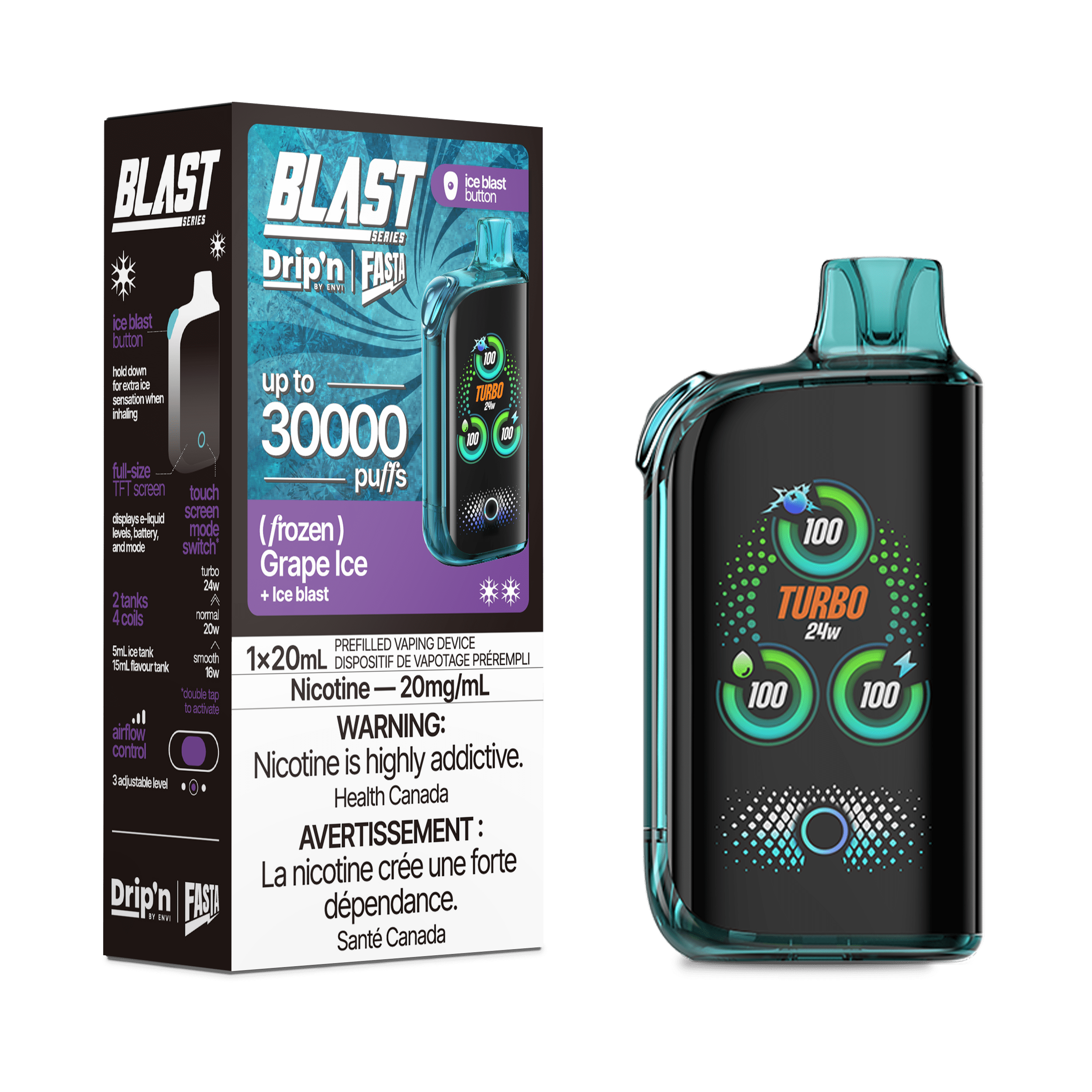WAKA Drip'n × Fasta Blast 30K