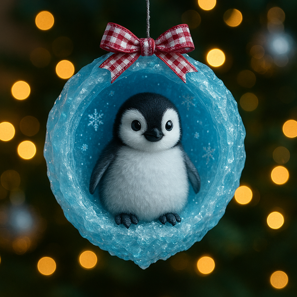 Ice Crystal Cave Animal Ornaments