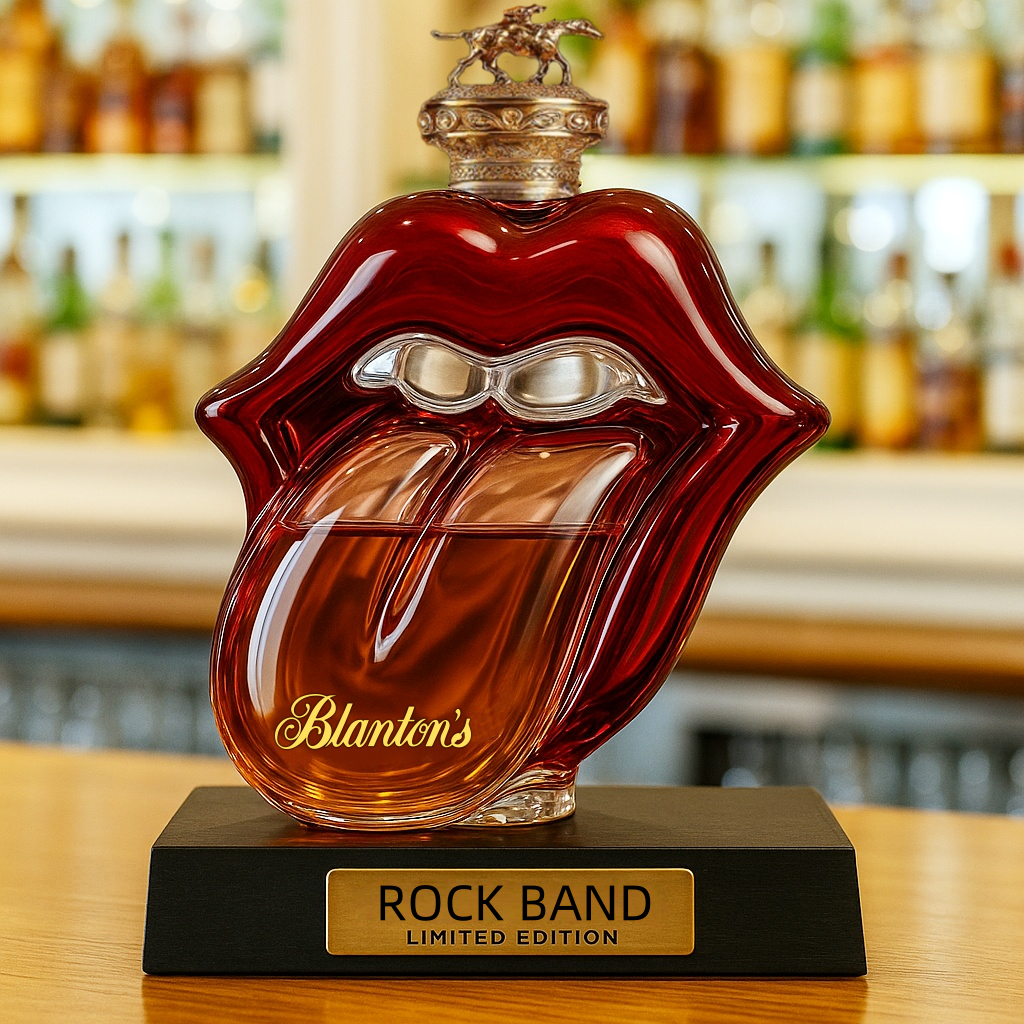 The Rolling Stones Whiskey Bottle