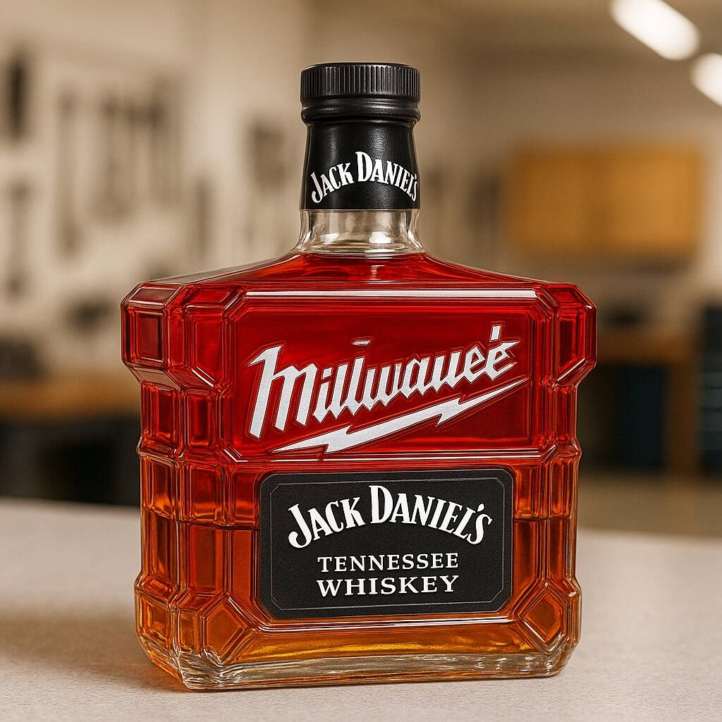 Milwaukee toolbox whiskey bottle