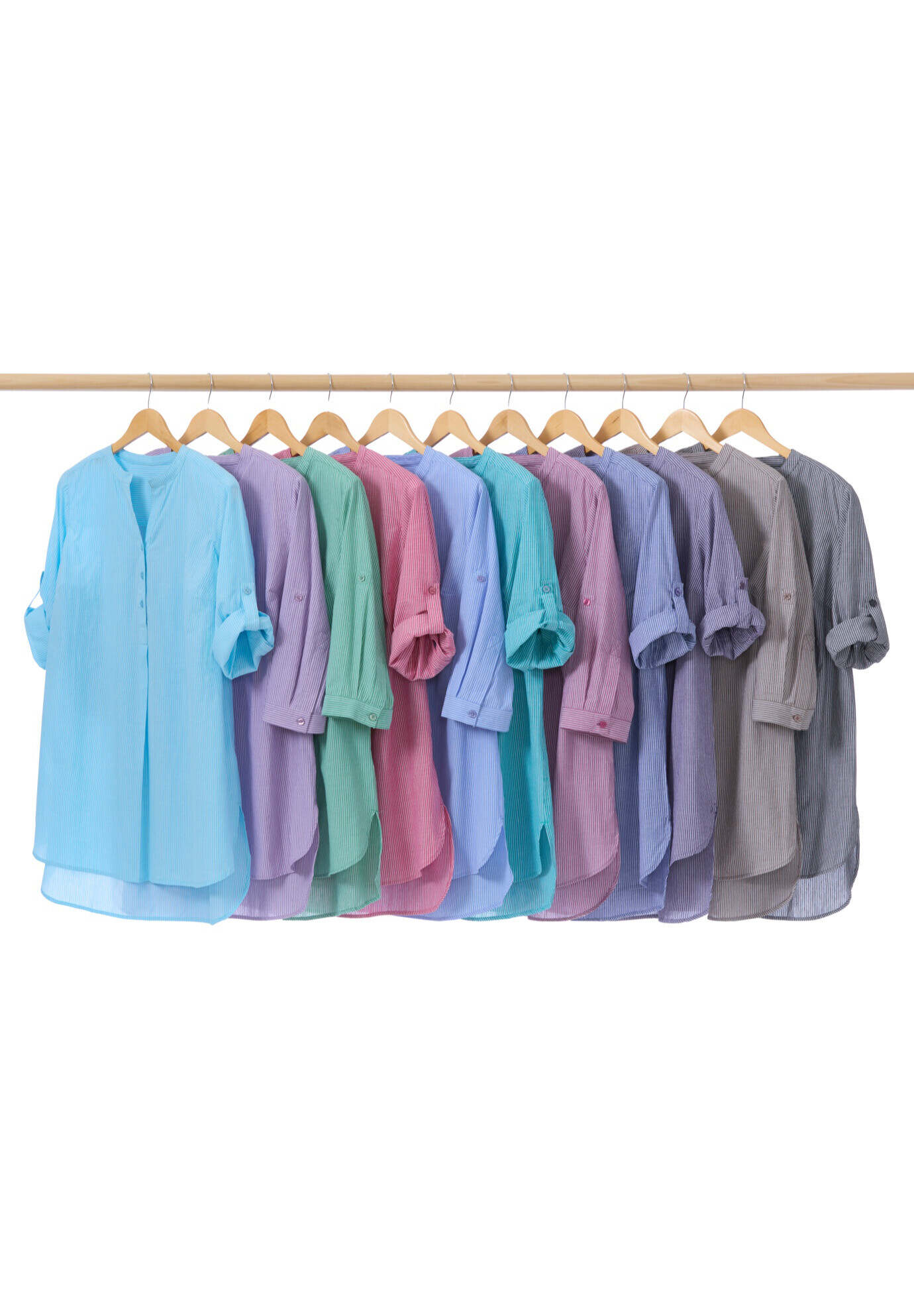 Breezy Cotton Henley Tunic