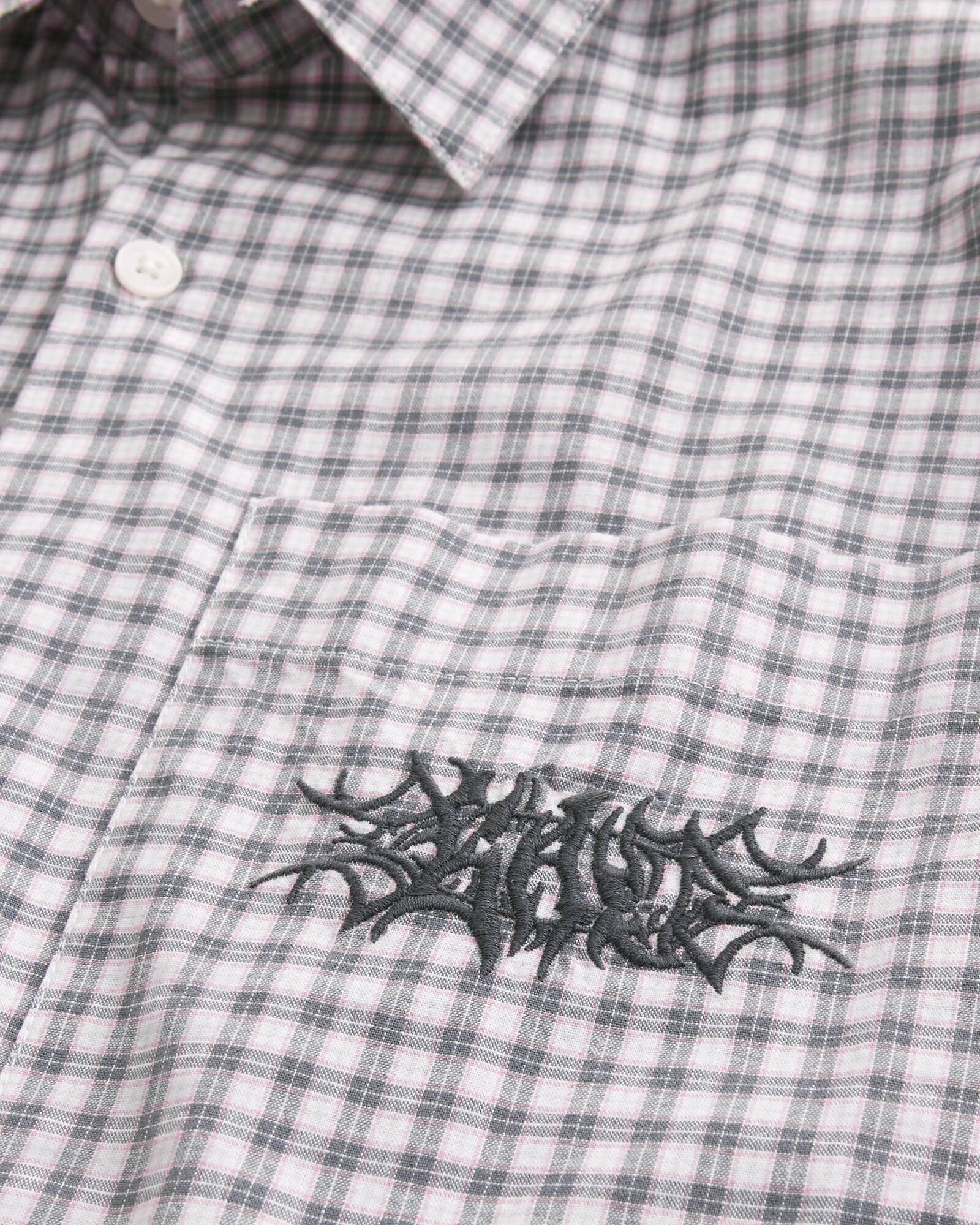 Boxy Short-Sleeve Cherry Graphic Shirt