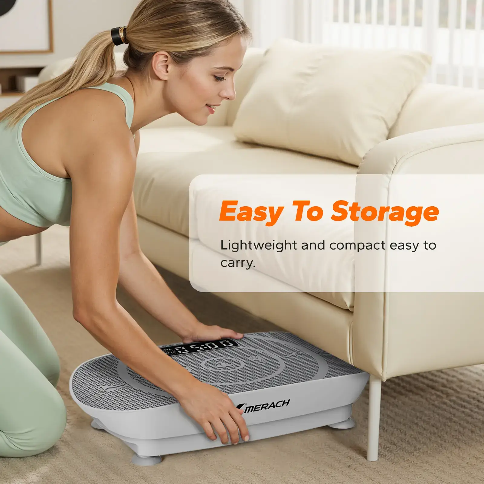 Slim Vibration Plate Exercise Machine with Lymphatic Drainage Feature Compact Design Fitness Home Gym Equipment Whole Body Workout Vibrations