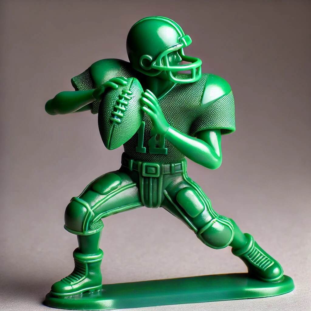 Green Army Men - Football Set