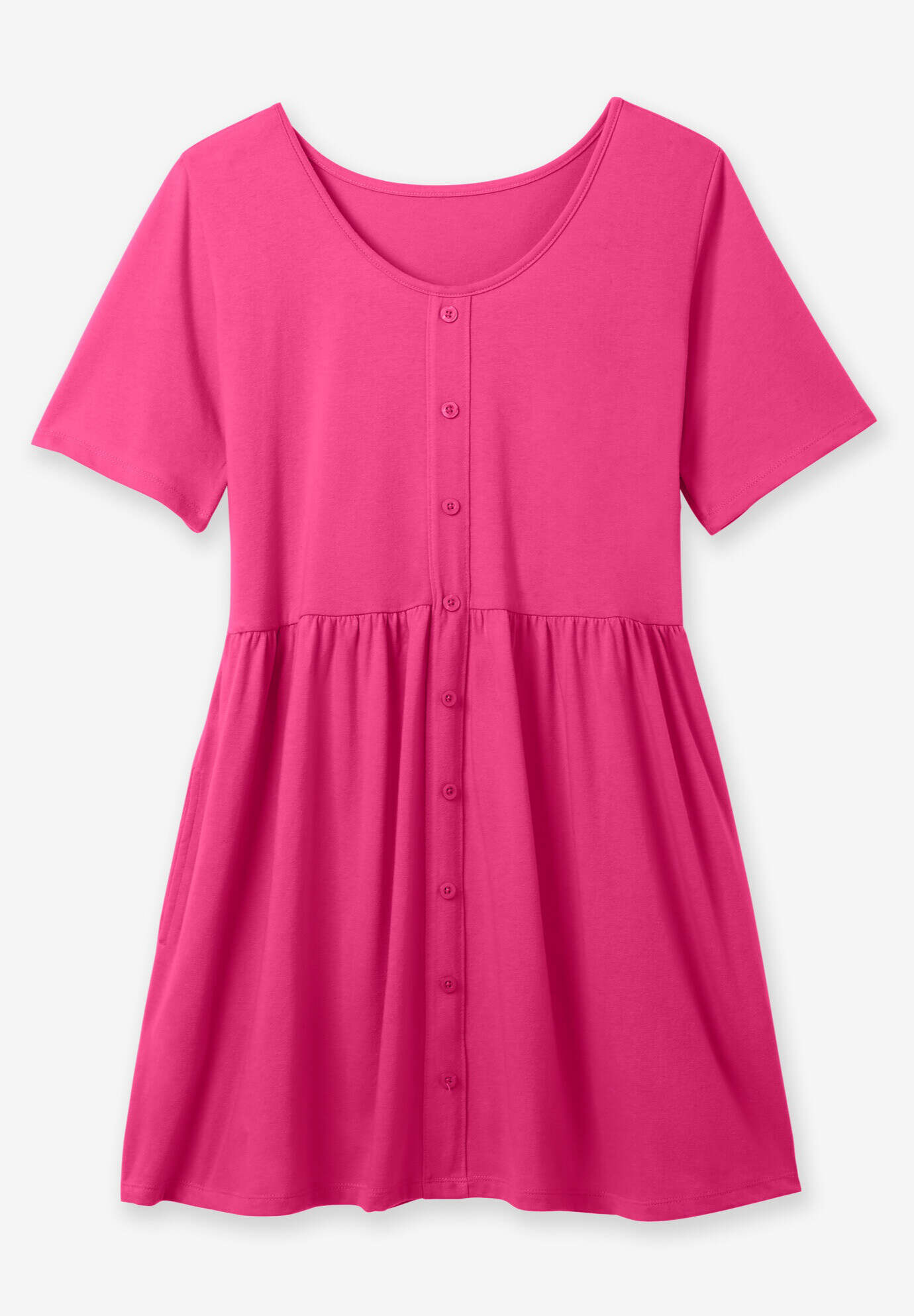 Short-Sleeve Empire Waist Tunic