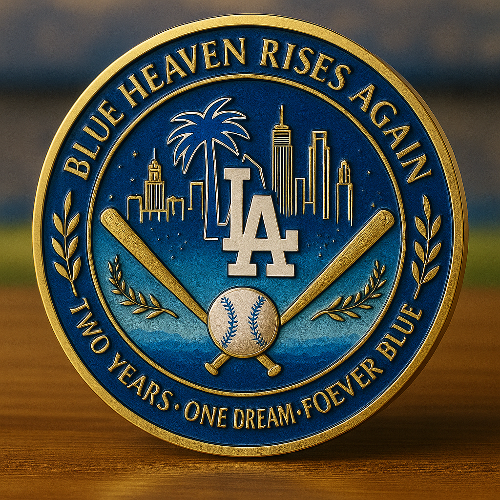 The Dodgers 2025 World Series Champions Commemorative Coin