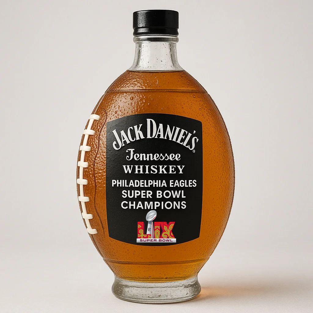 Philadelphia Eagles Super Bowl Champion Football Bottle