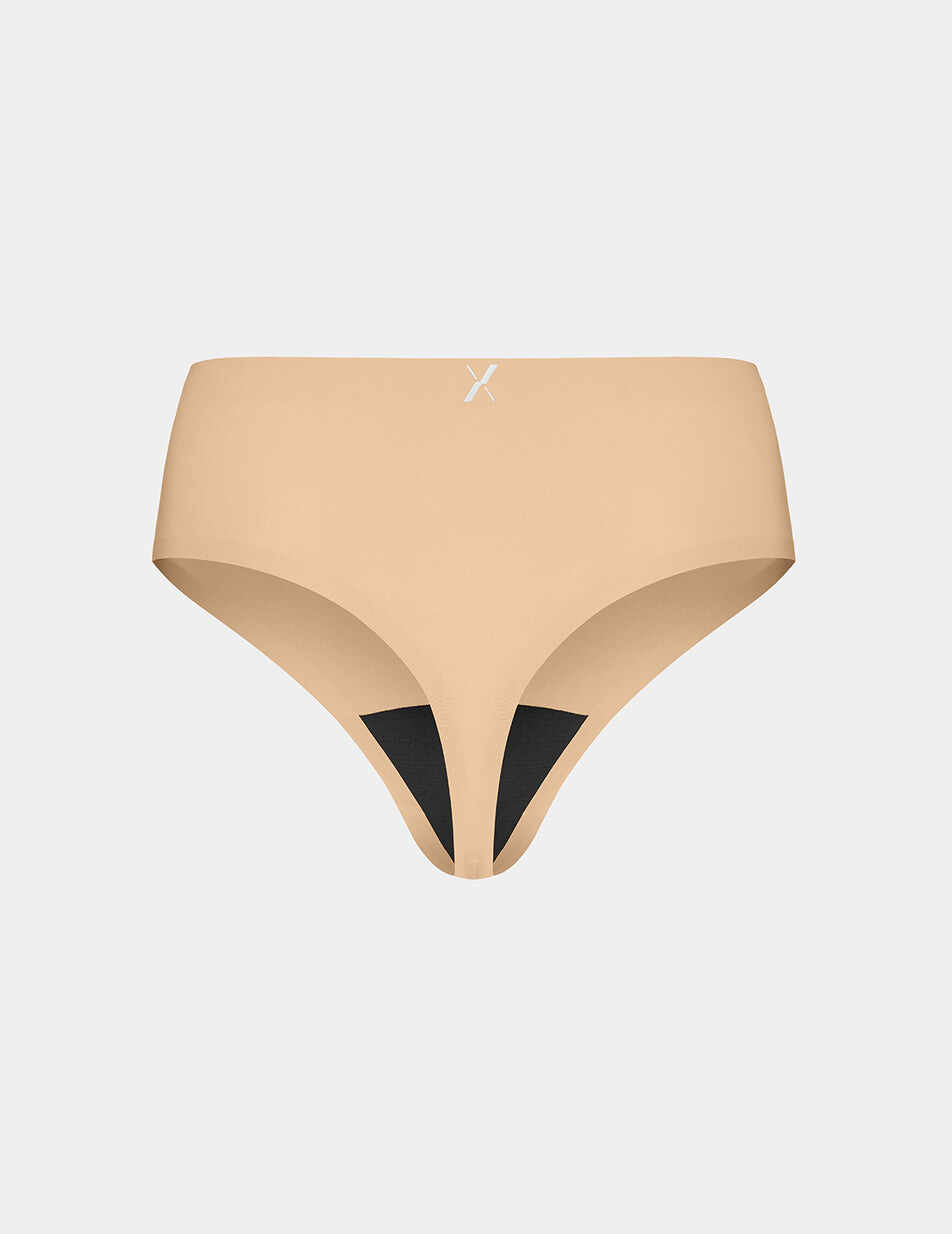Light Leakproof No-Show High Rise Thong