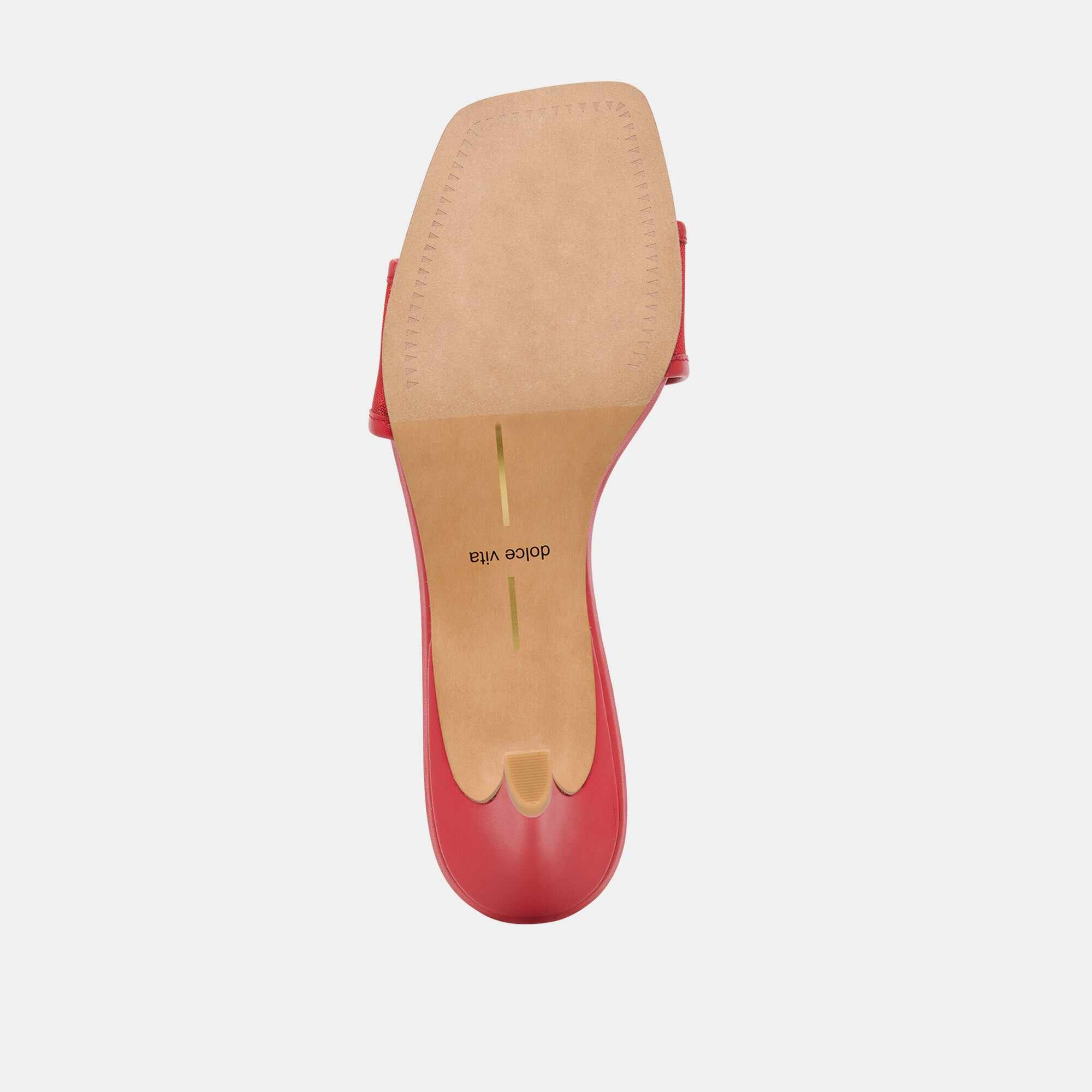 REXA MESH HEELS CHERRY MESH