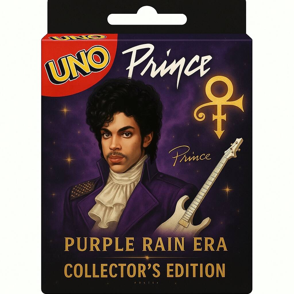 UNO Prince Purple Rain Era Card Game