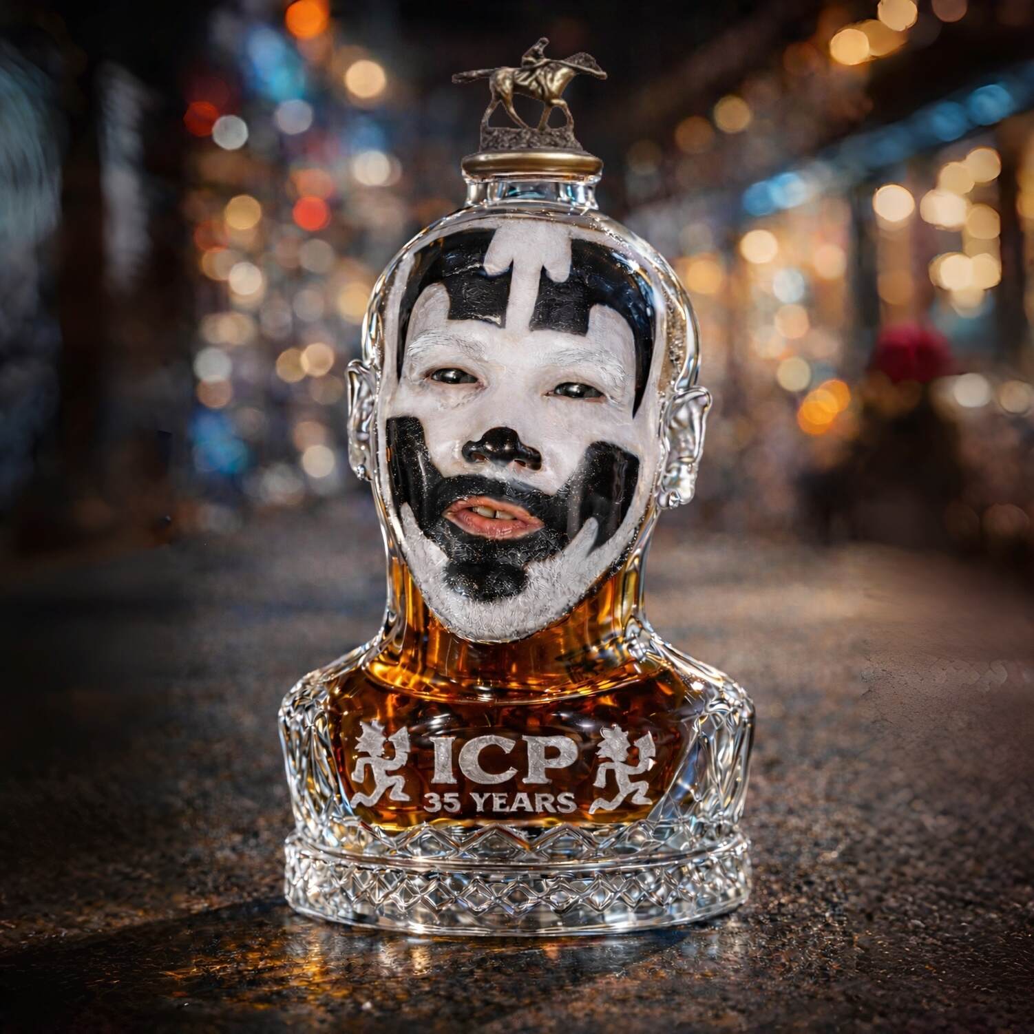 ICP 35th Anniversary Whiskey Bottle