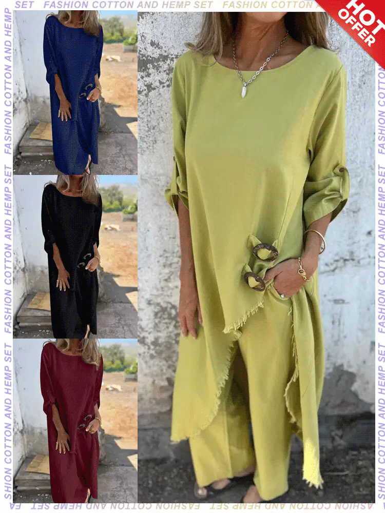 🔥Summer Arrivals🌟🎉2026 Women's Irregular Dress and Loose Fit Pants