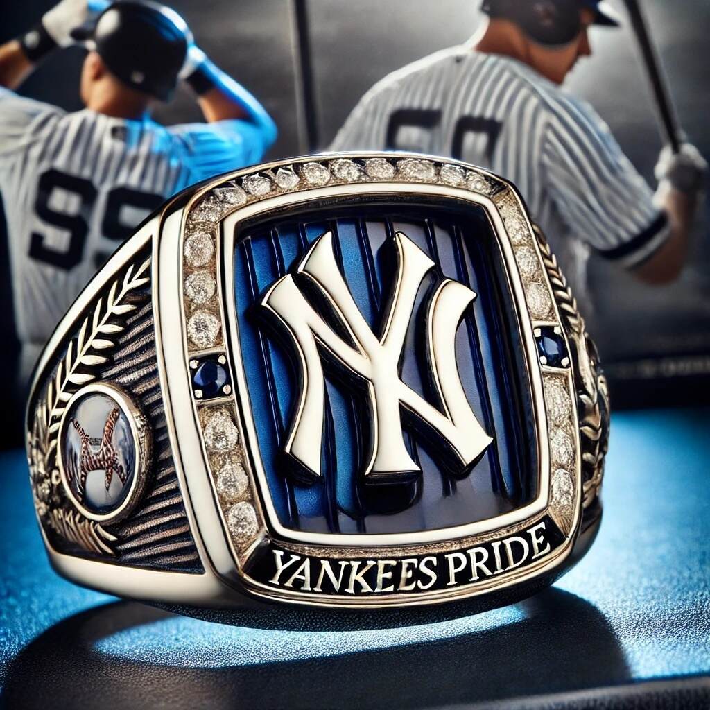 Baseball Pride Ring - Adjustable Open Ring