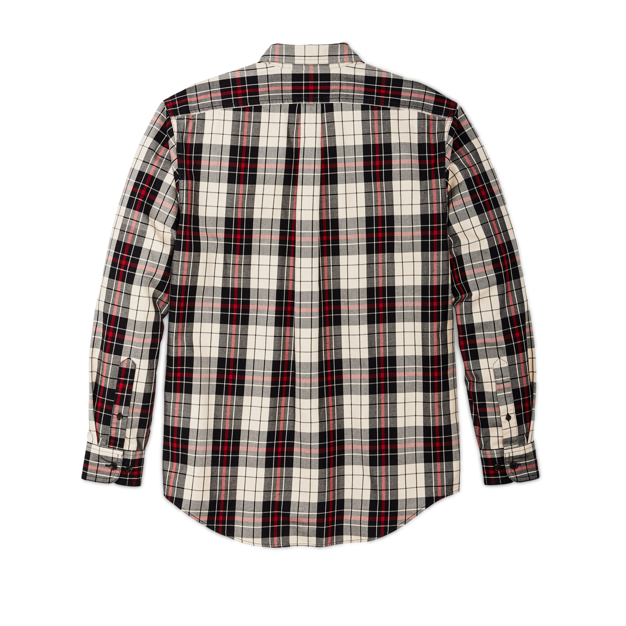 Lightweight Alaskan Guide Shirt - Off White Black Red