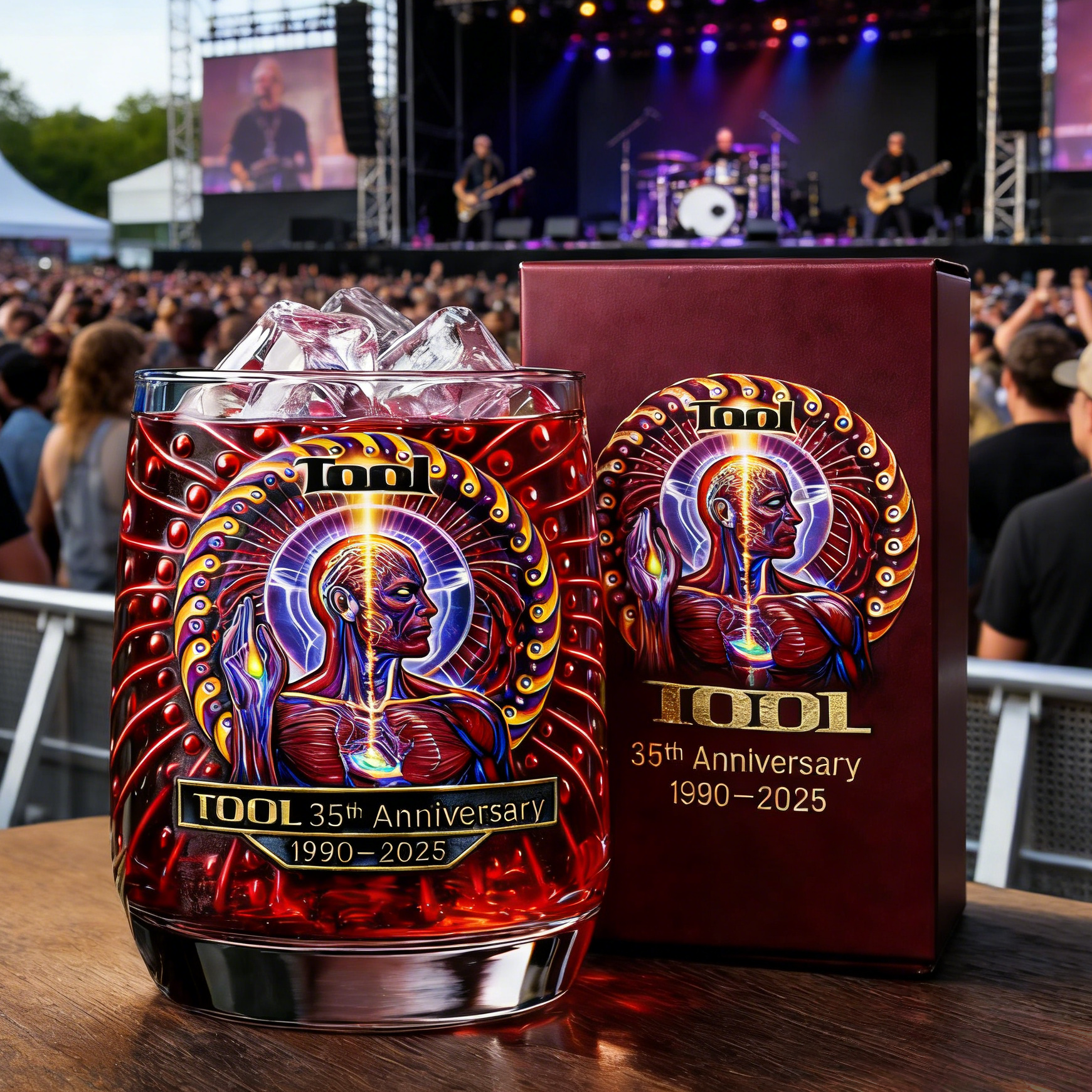 Tool 35th Anniversary Whiskey Glass