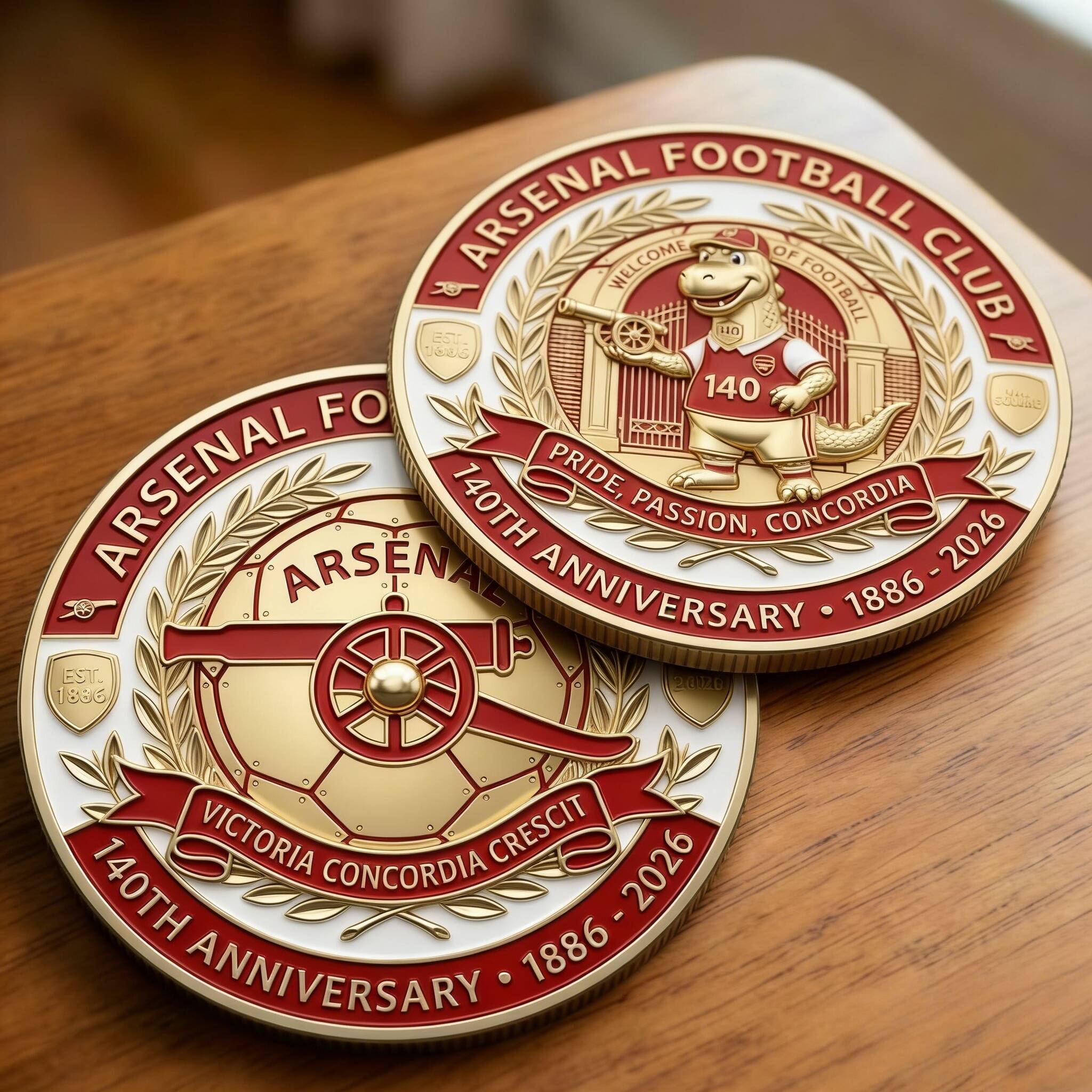 Arsenal F.C. 140th Anniversary Commemorative Coin