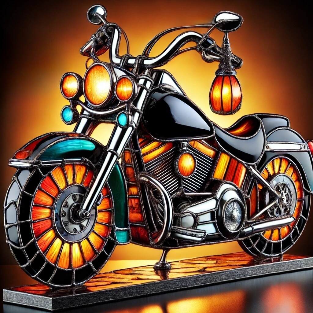 Harley-Davidson Desktop Art Decoration