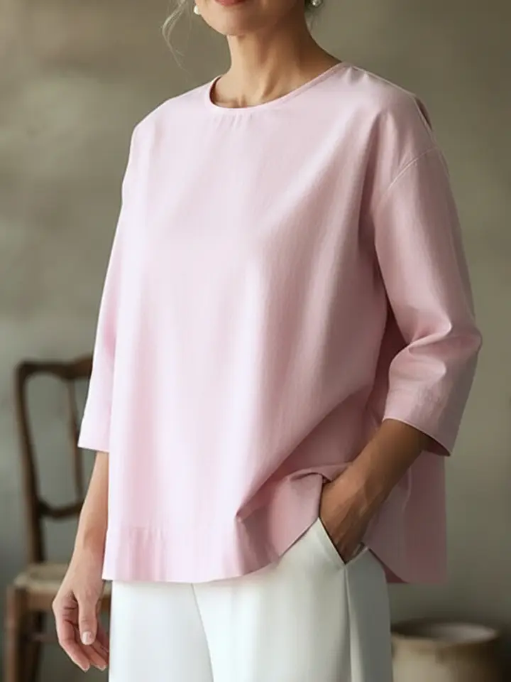 🔥Summer Arrivals🌟Elegant Backless Design 100% Cotton Shirt Top