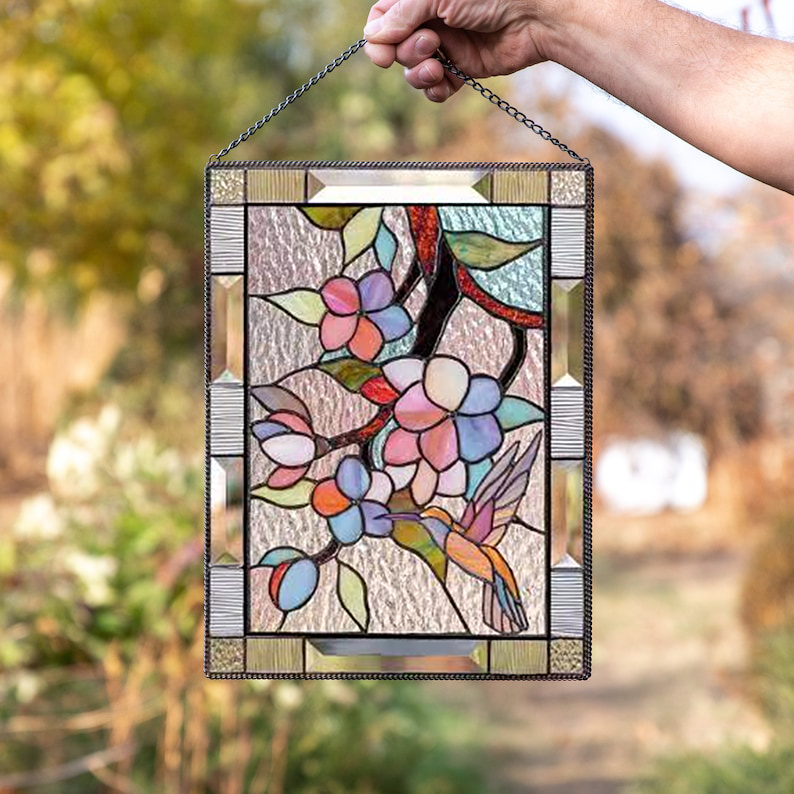 🎉Mother's Day Pre-sale - 49% OFF-Cardinal Stained Glass Window Panel