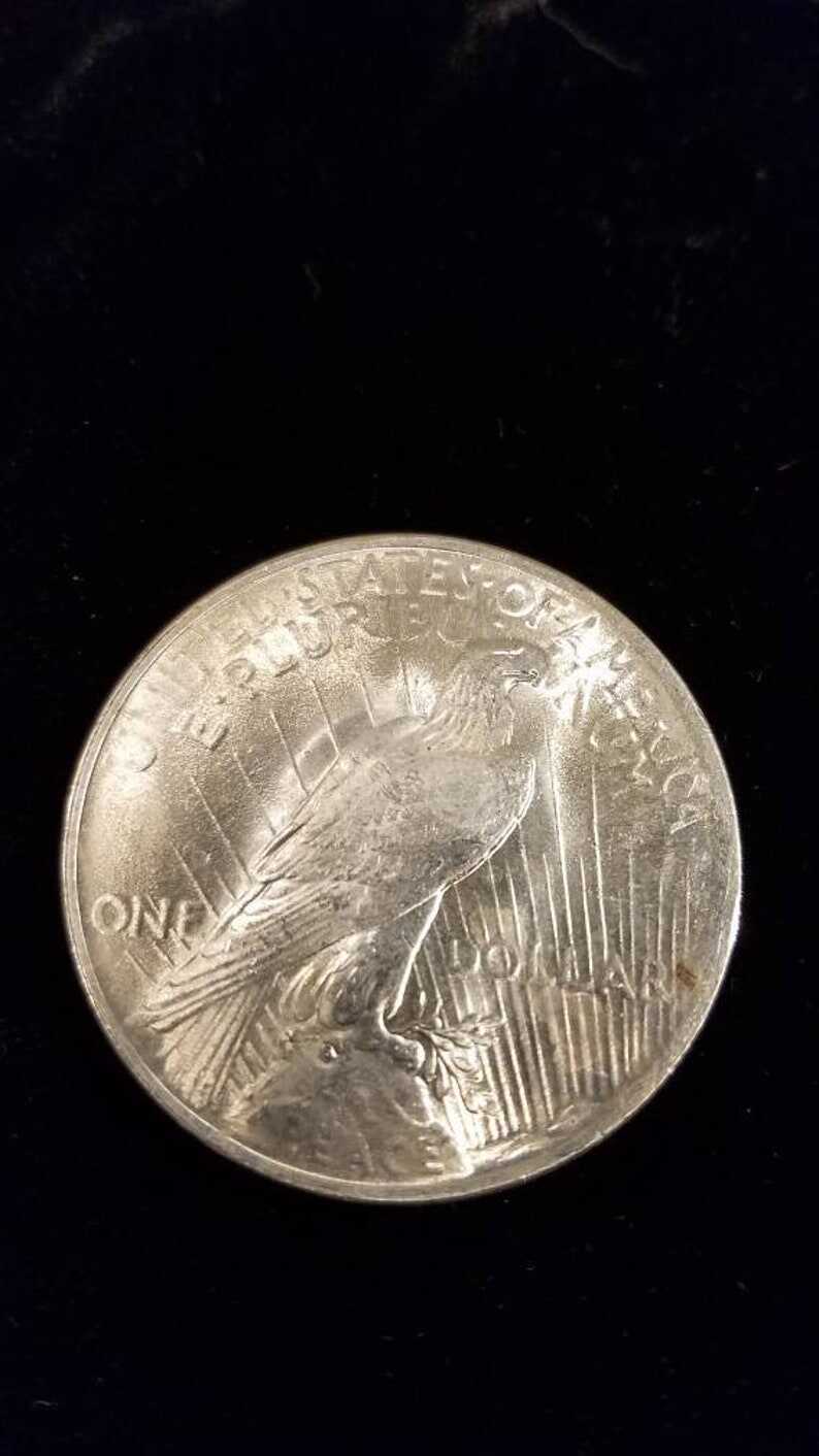 1924  Silver Peace Dollar BU   ! Lot# 773 Reg 69